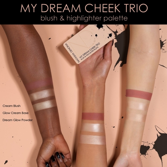 NIB Natasha Denona My Dream Cheek Trio Blush & Highlighter Palette - Picture 2 of 13